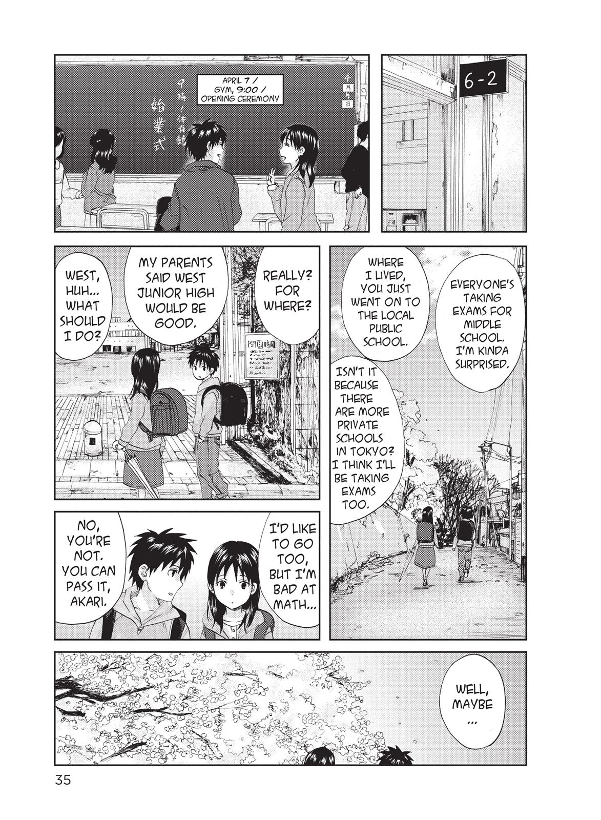 Read 5 Centimeters Per Second Manga Online
