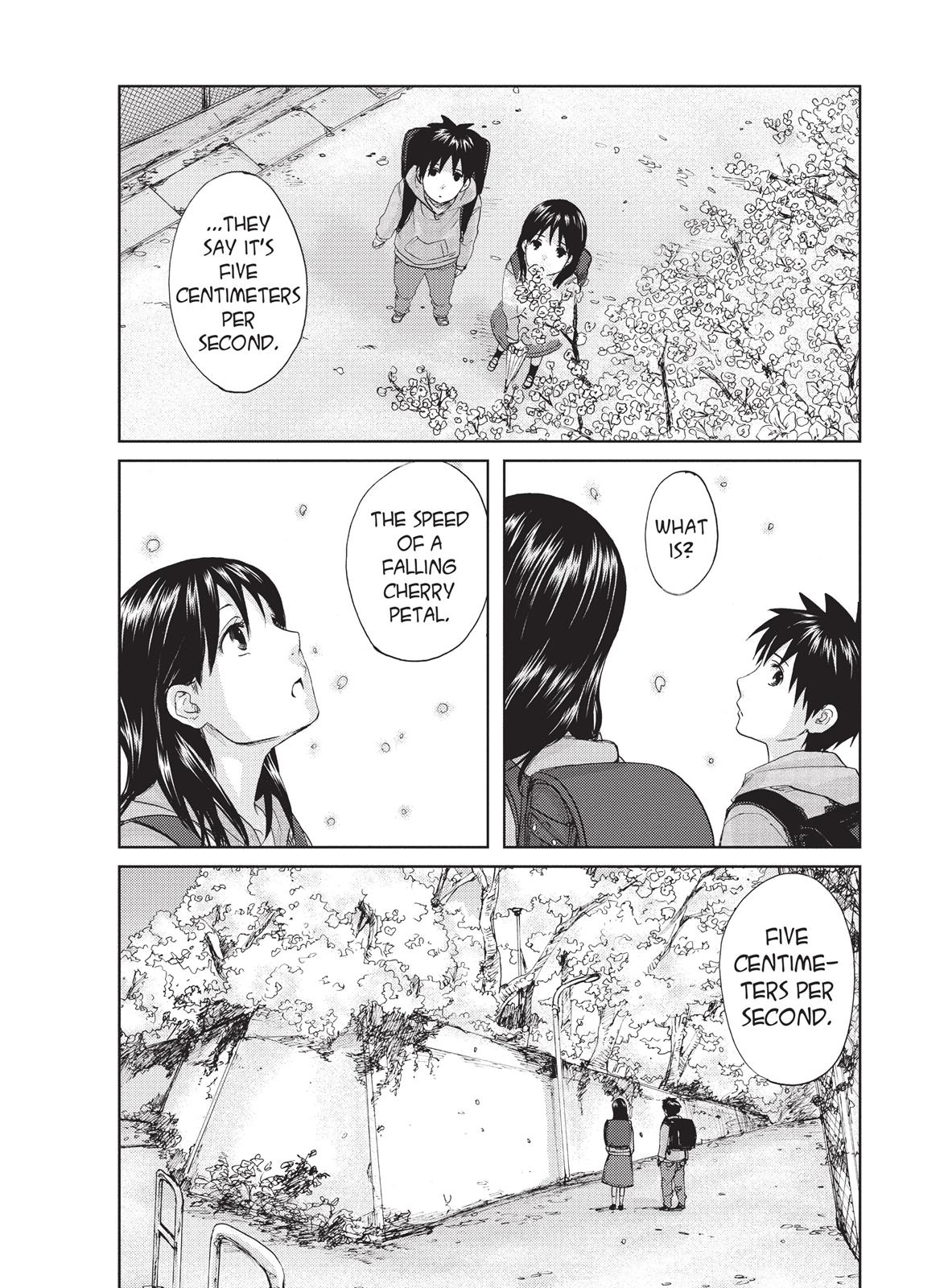 Read 5 Centimeters Per Second Manga Online