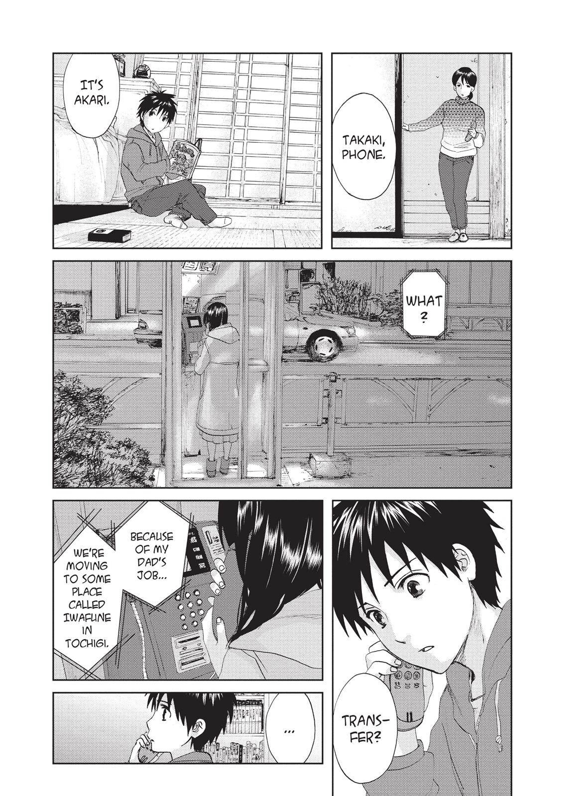 Read 5 Centimeters Per Second Manga Online
