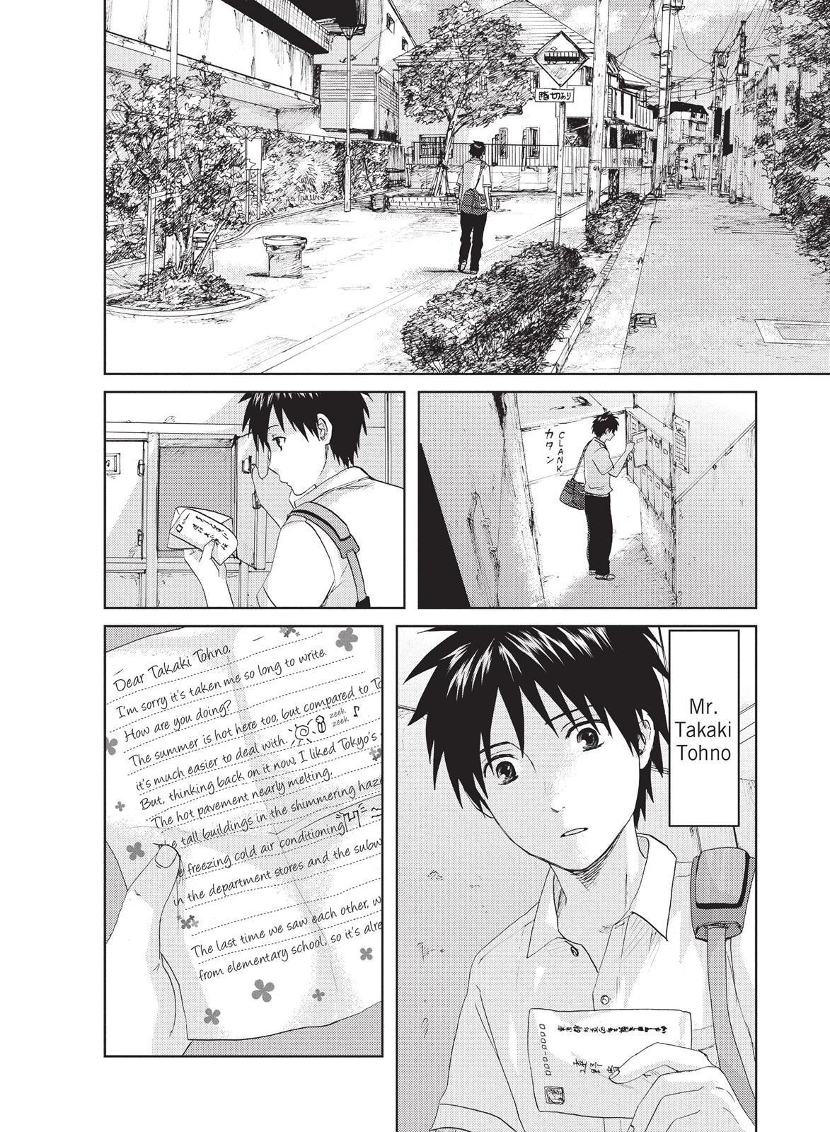 Read 5 Centimeters Per Second Manga Online