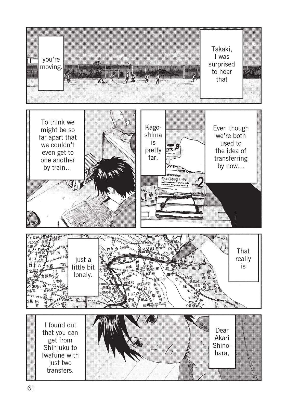 Read 5 Centimeters Per Second Manga Online