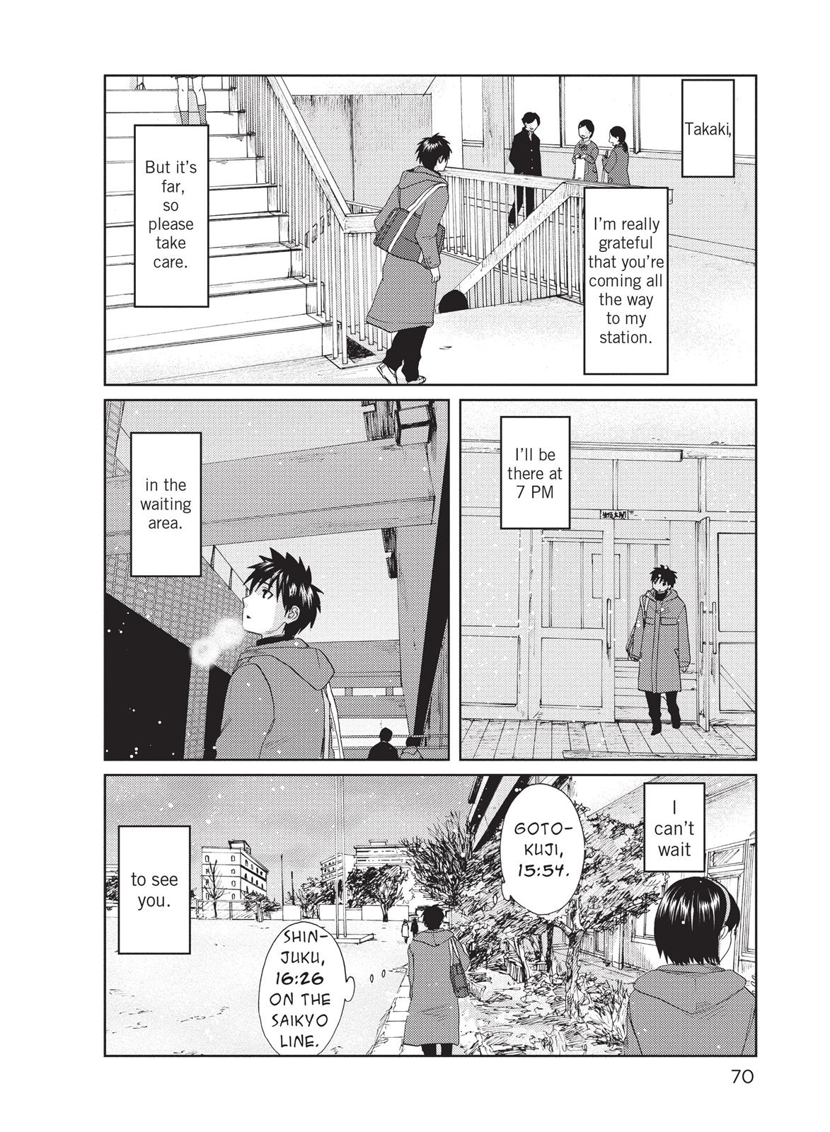 Read 5 Centimeters Per Second Manga Online