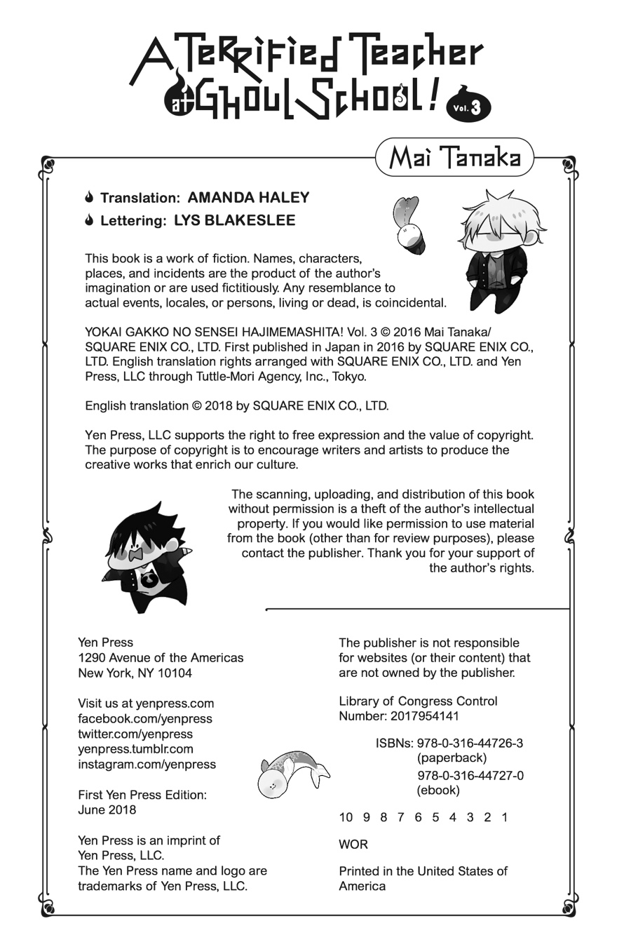 Read A Terrified Teacher at Ghoul School Manga Online