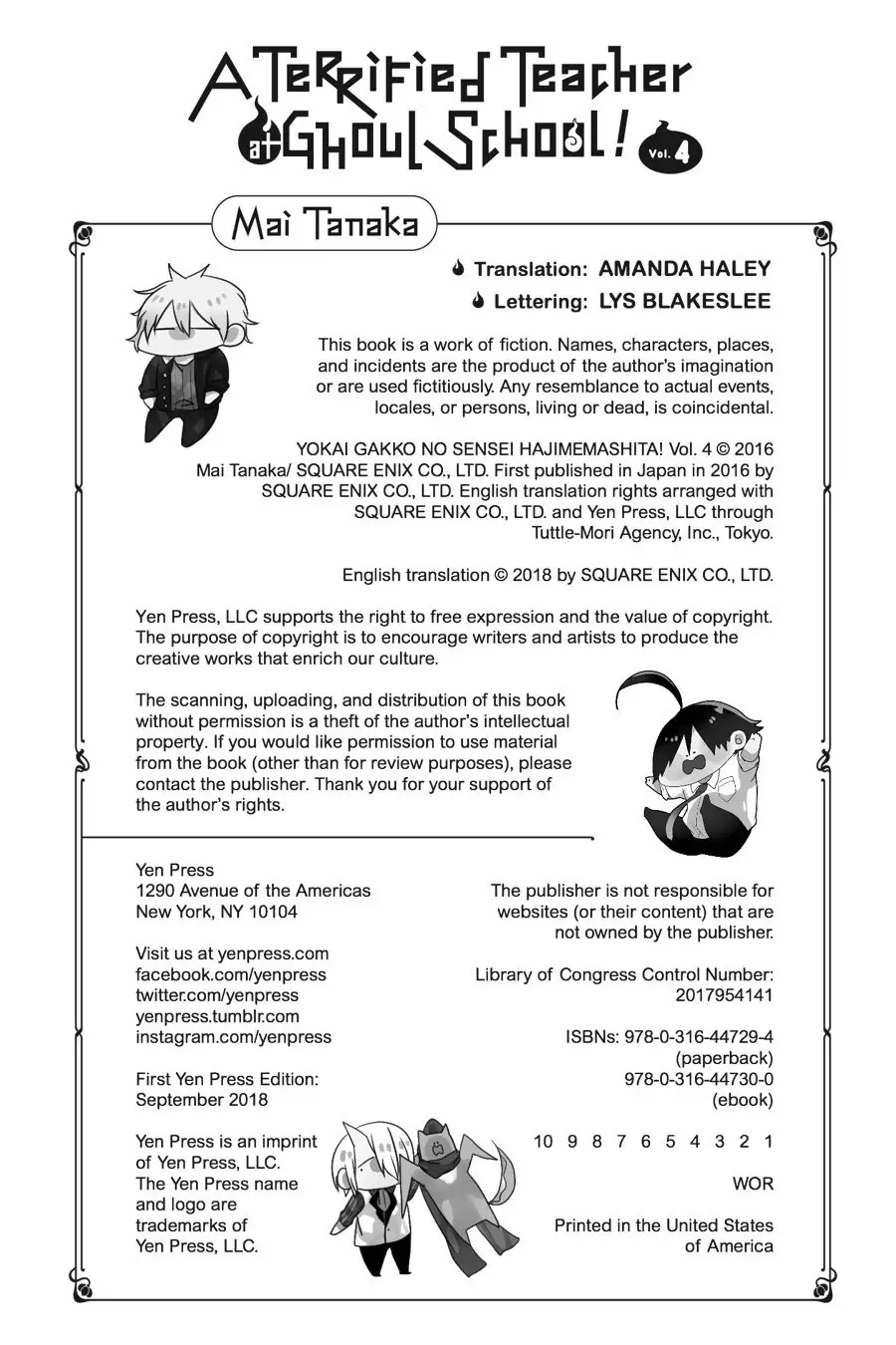 Read A Terrified Teacher at Ghoul School Manga Online