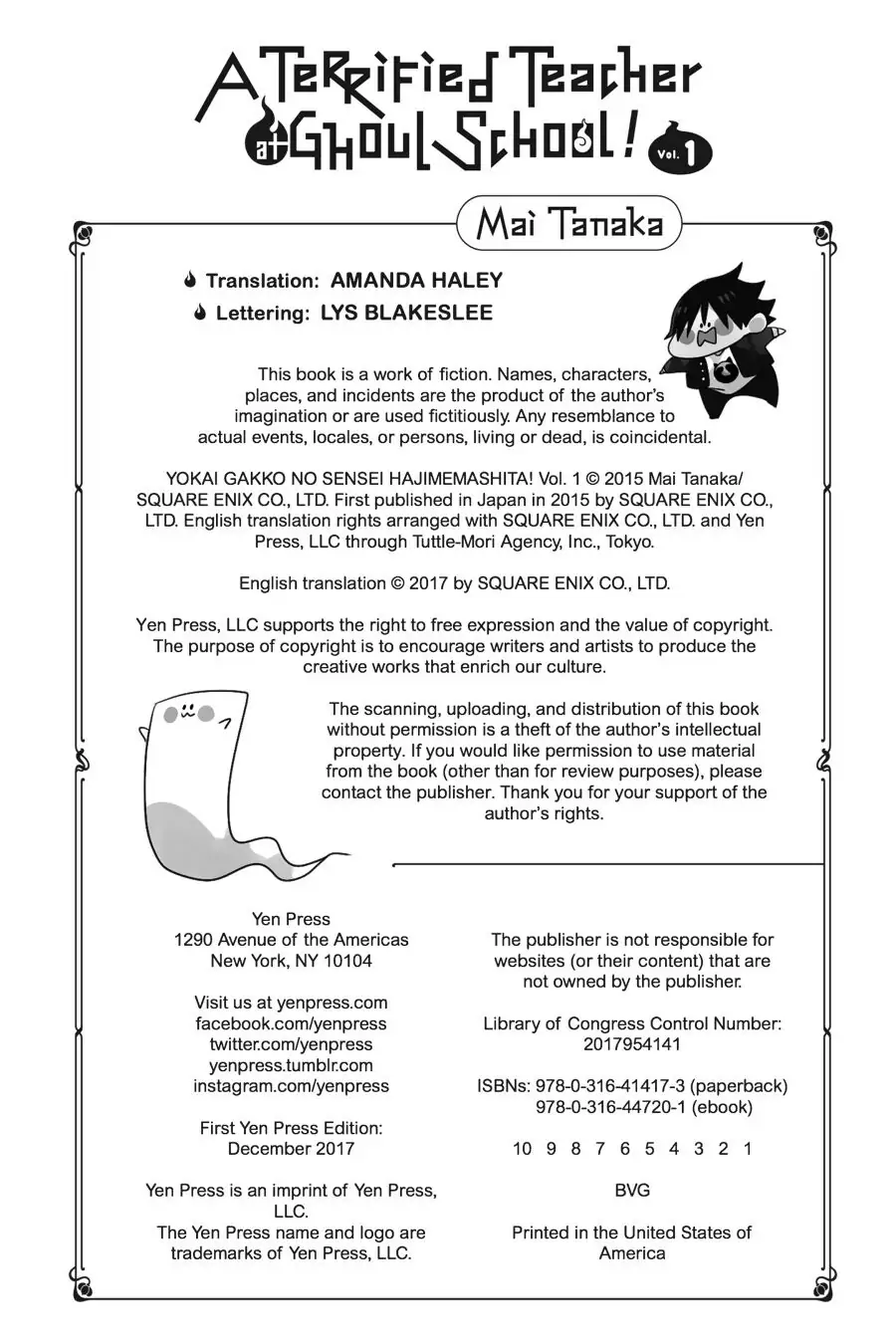 Read A Terrified Teacher at Ghoul School Manga Online