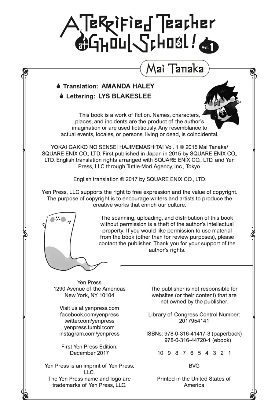 Read A Terrified Teacher at Ghoul School Manga Online