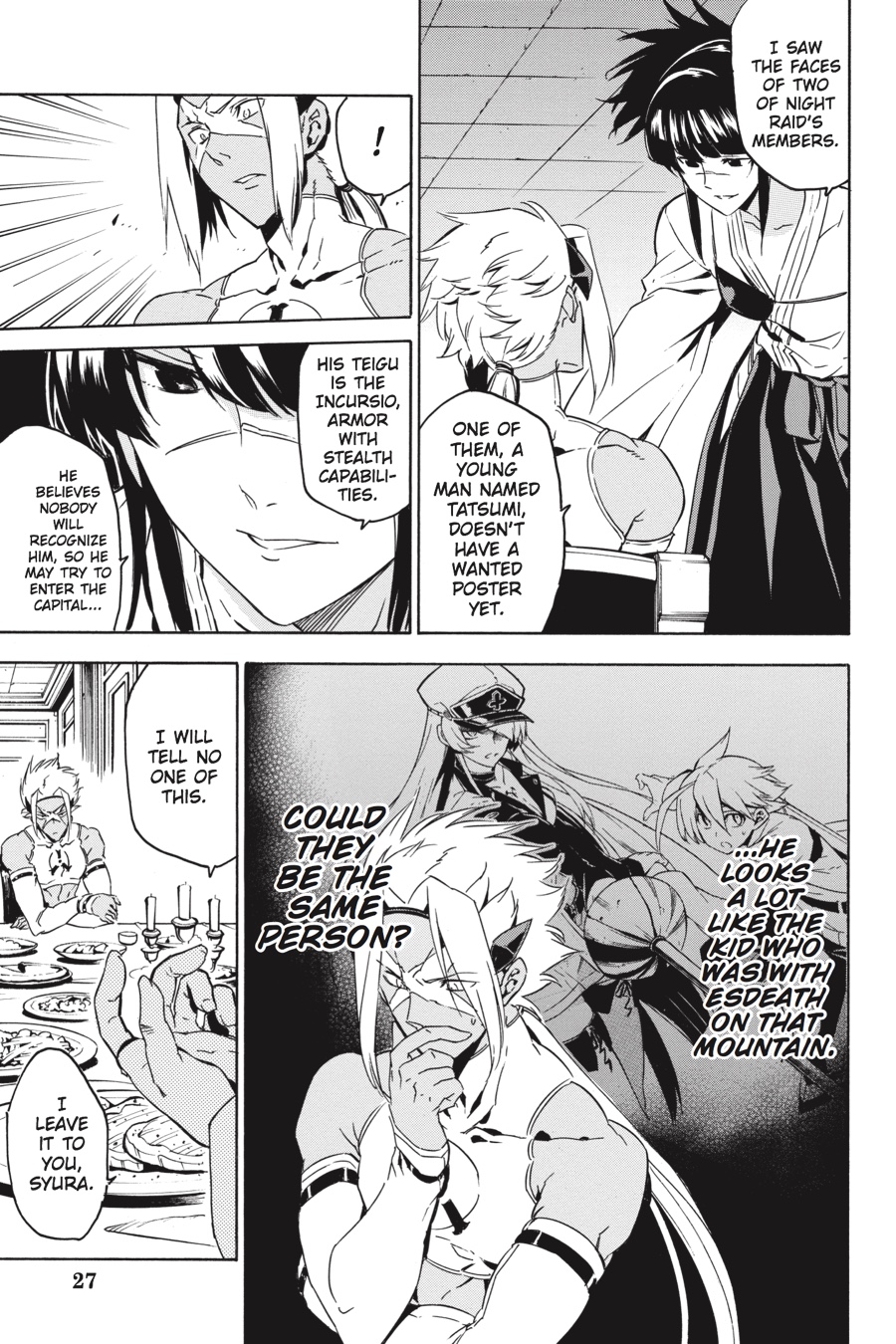 Read Akame Ga Kill! Manga Online