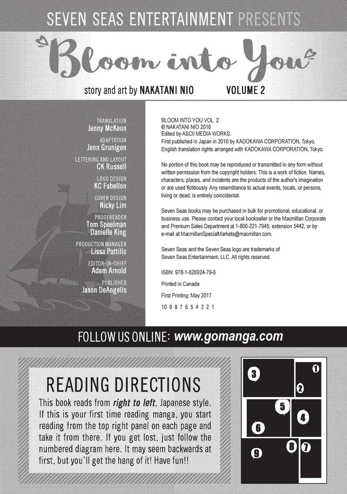 Read Bloom Into You Manga Online
