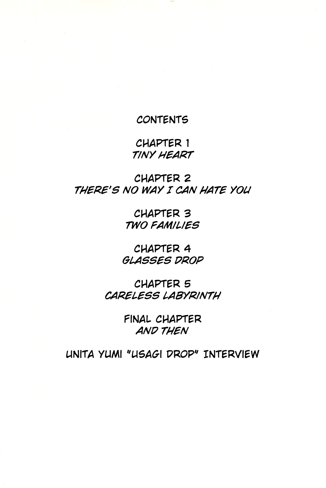 Read Bunny Drop Manga Online