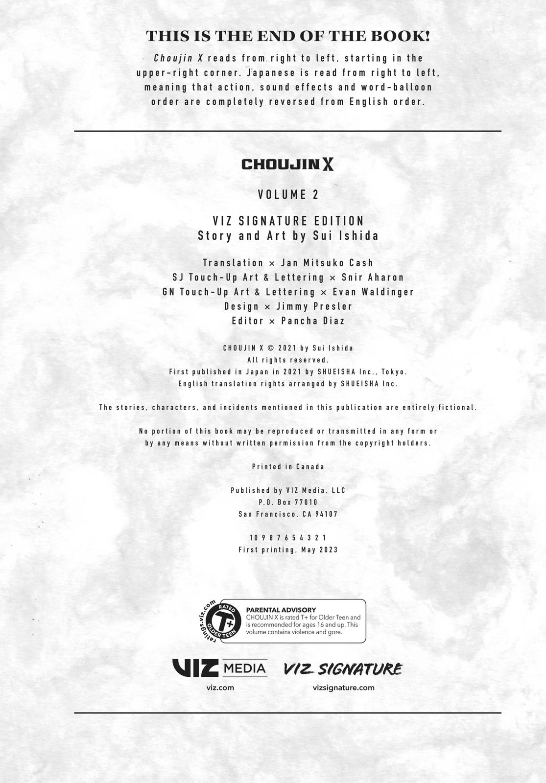 Read Choujin X Manga Online