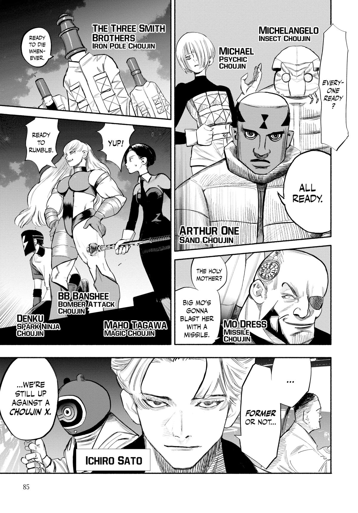Read Choujin X Manga Online