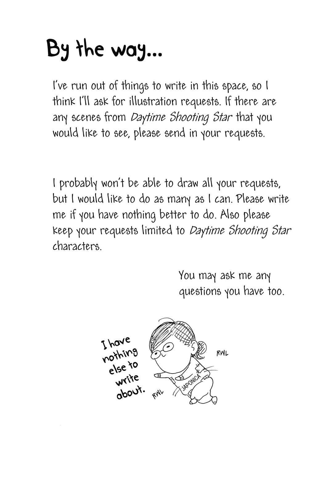 Read Daytime Shooting Star Manga Online