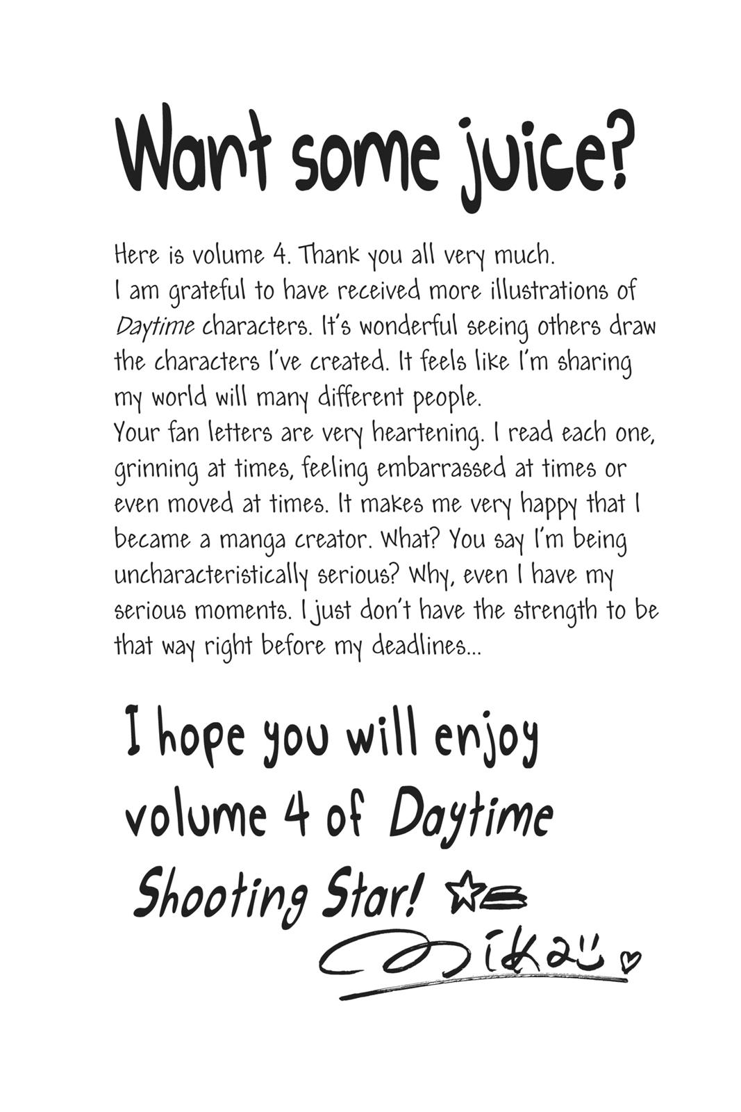 Read Daytime Shooting Star Manga Online