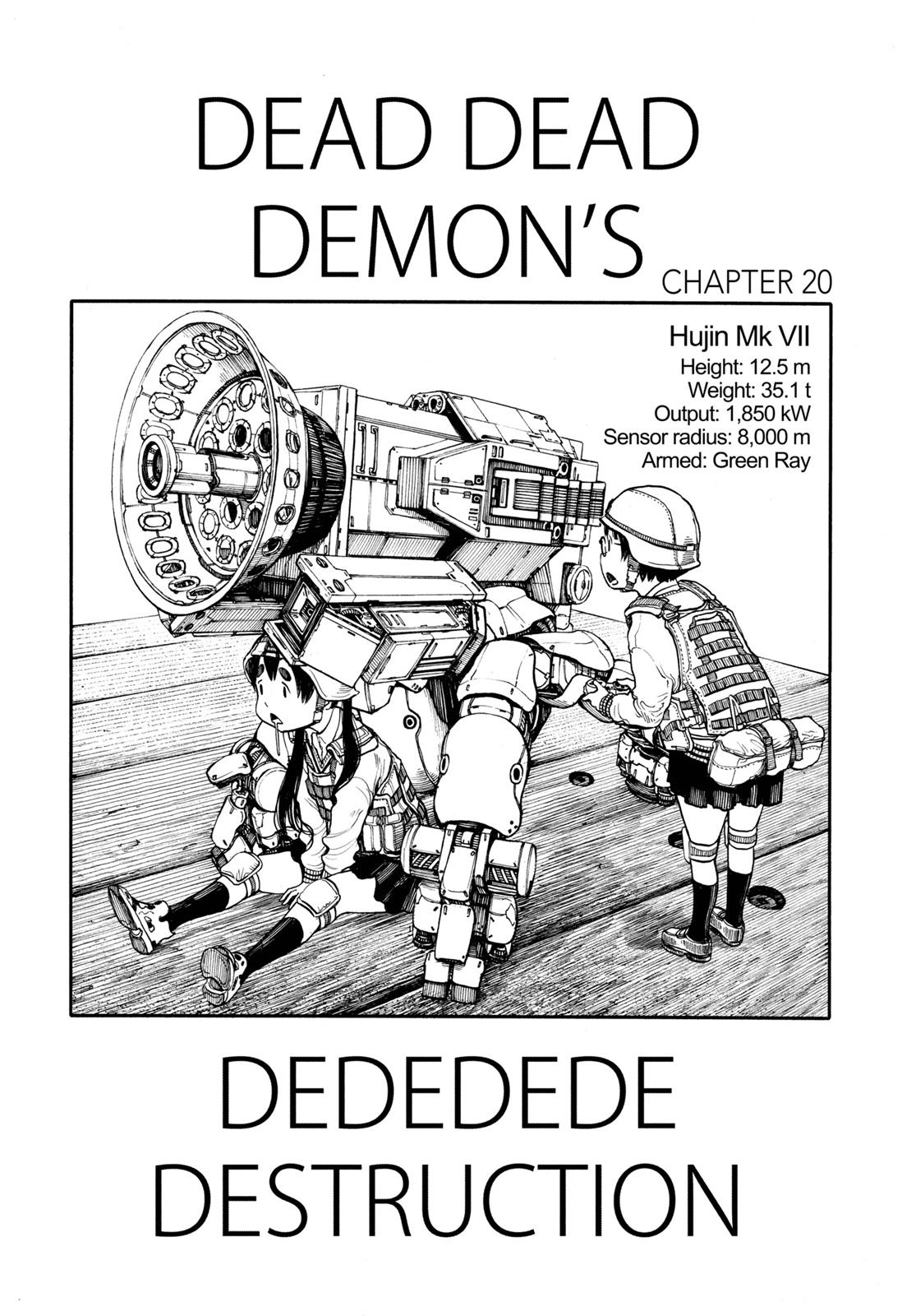 Read Dead Dead Demons Dededede Destruction Manga Online