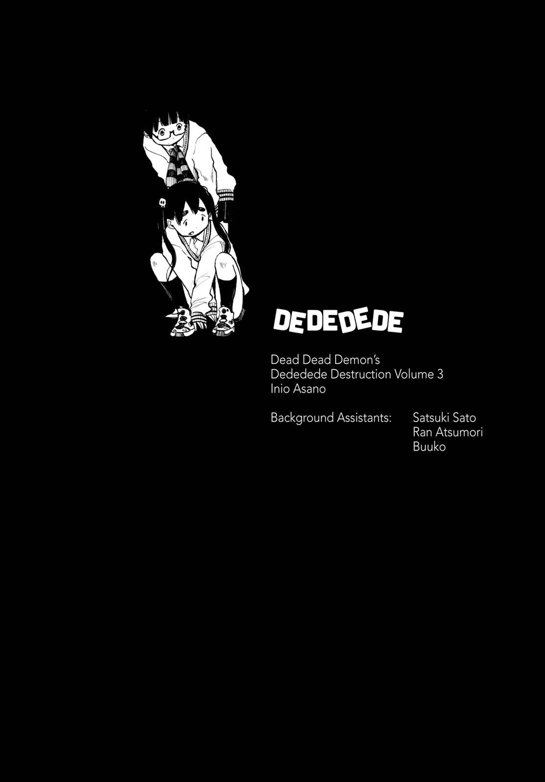 Read Dead Dead Demons Dededede Destruction Manga Online