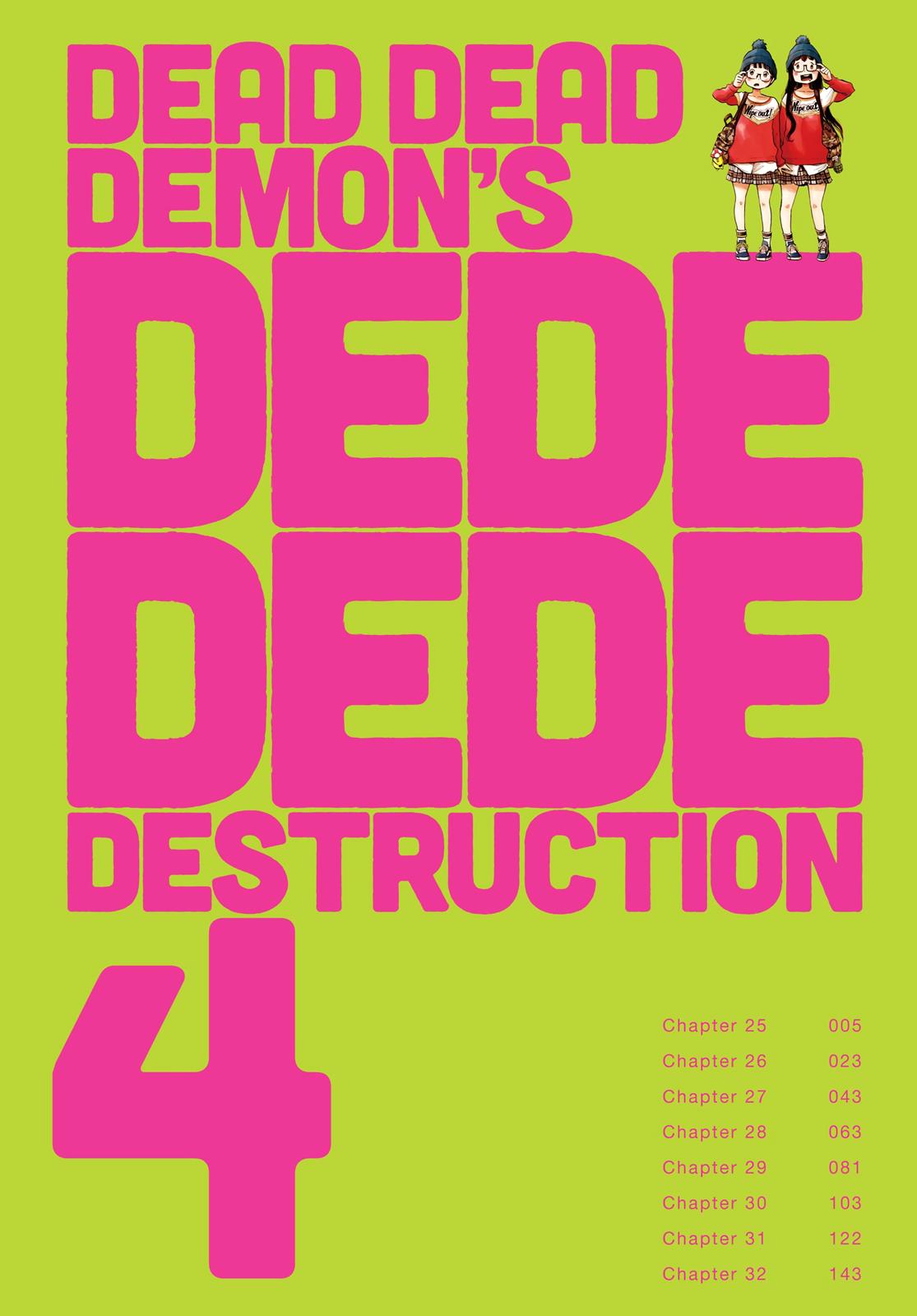 Read Dead Dead Demons Dededede Destruction Manga Online