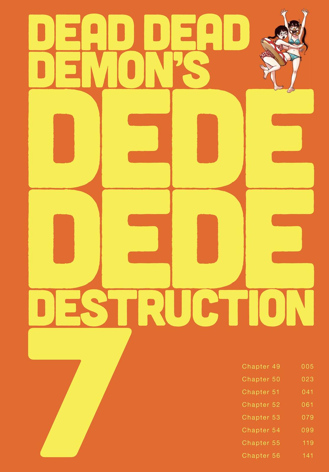 Read Dead Dead Demons Dededede Destruction Manga Online