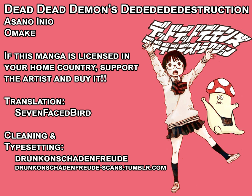 Read Dead Dead Demons Dededede Destruction Manga Online