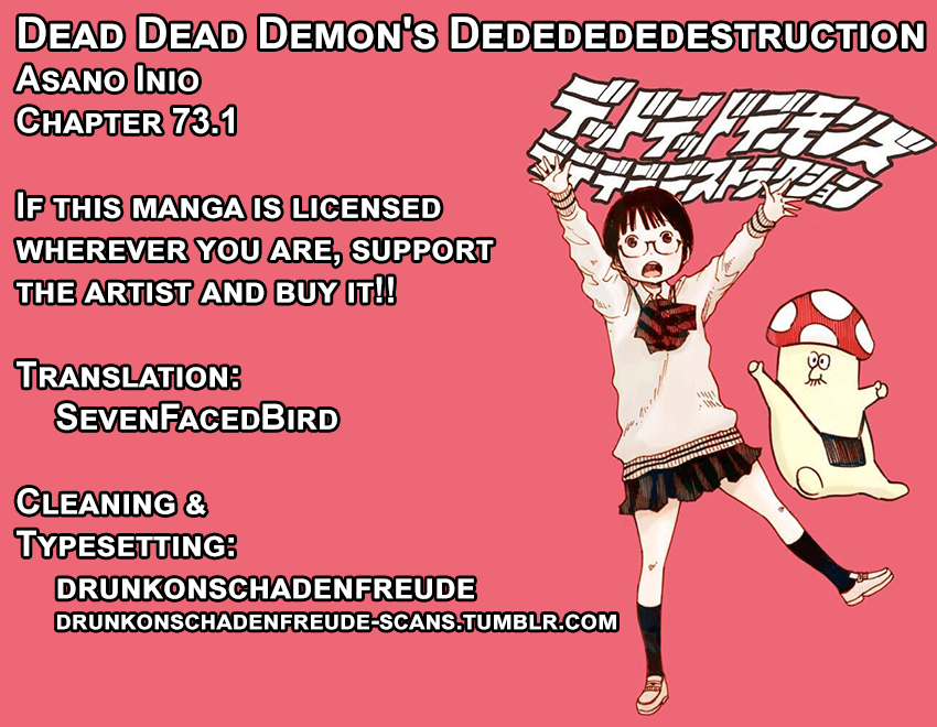 Read Dead Dead Demons Dededede Destruction Manga Online
