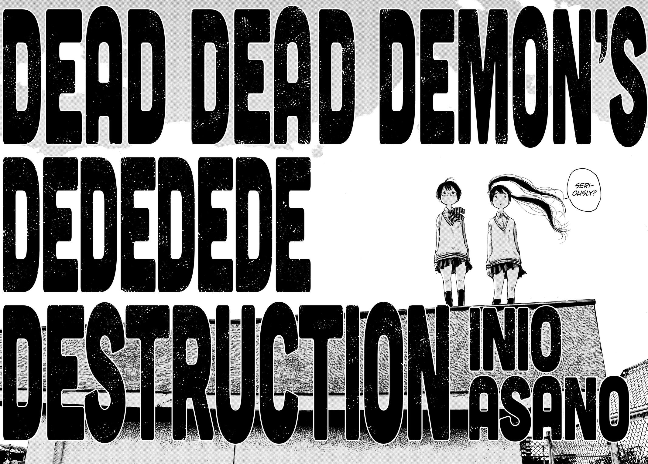 Read Dead Dead Demons Dededede Destruction Manga Online
