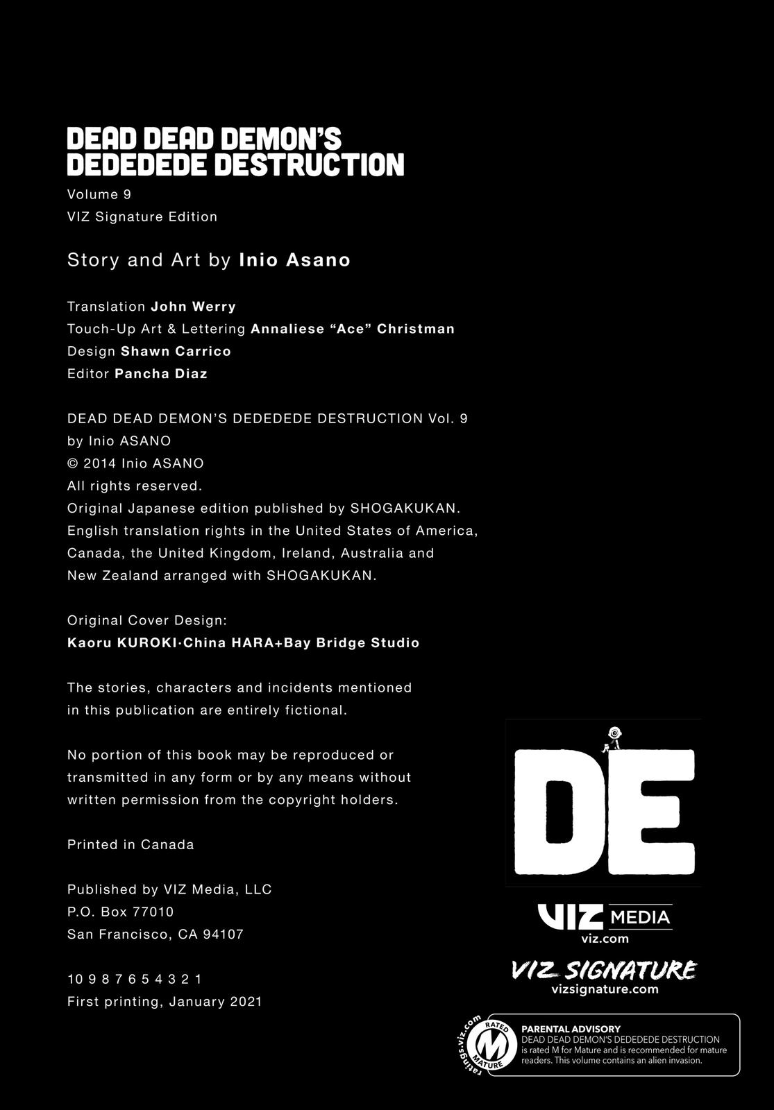 Read Dead Dead Demons Dededede Destruction Manga Online