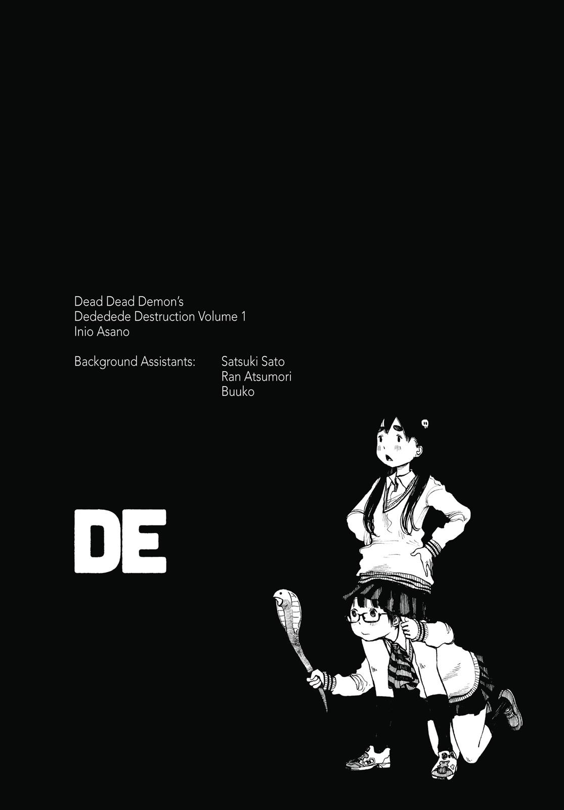 Read Dead Dead Demons Dededede Destruction Manga Online