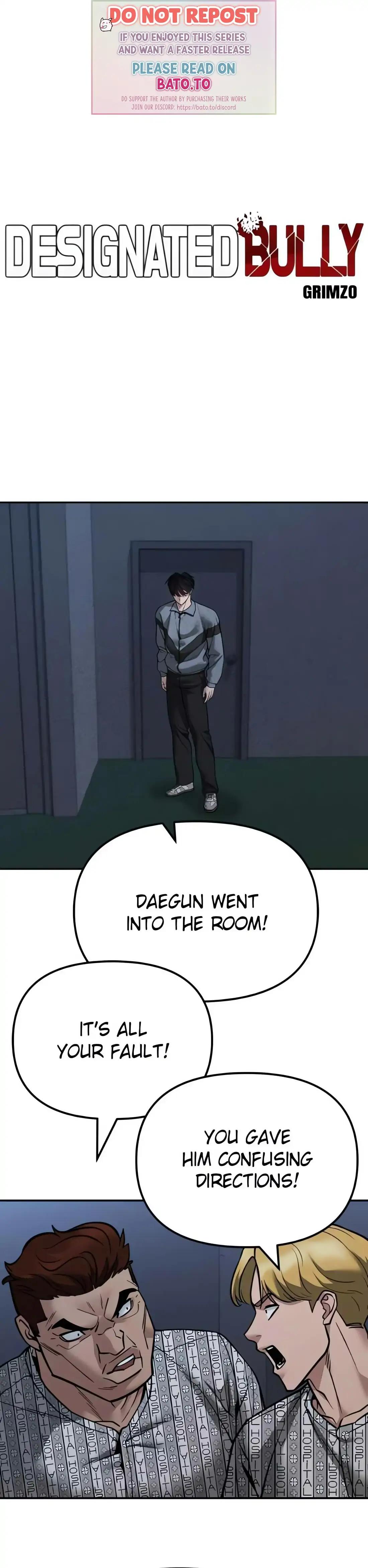 Read Designated Bully Manga Online