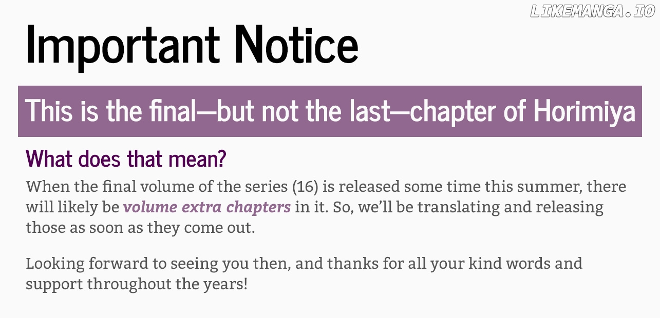 Read Horimiya Manga Online