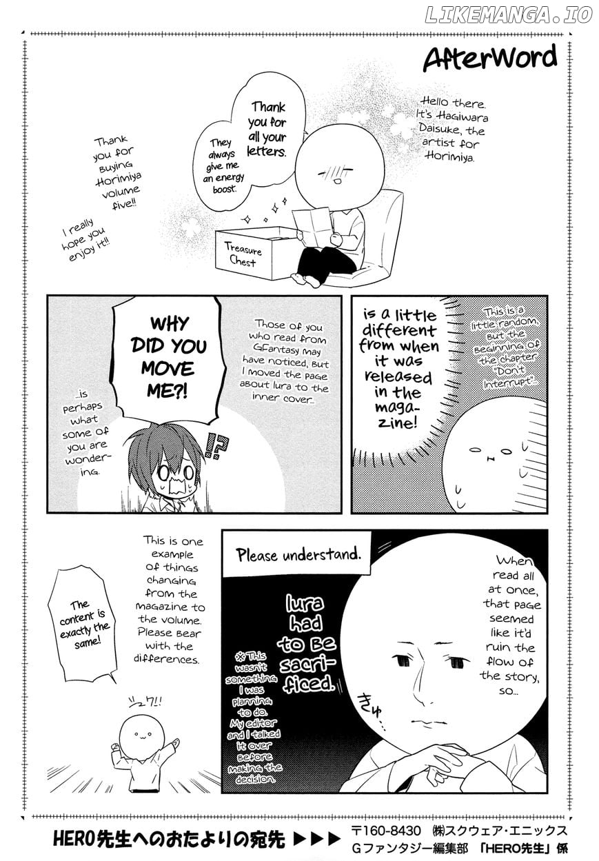Read Horimiya Manga Online