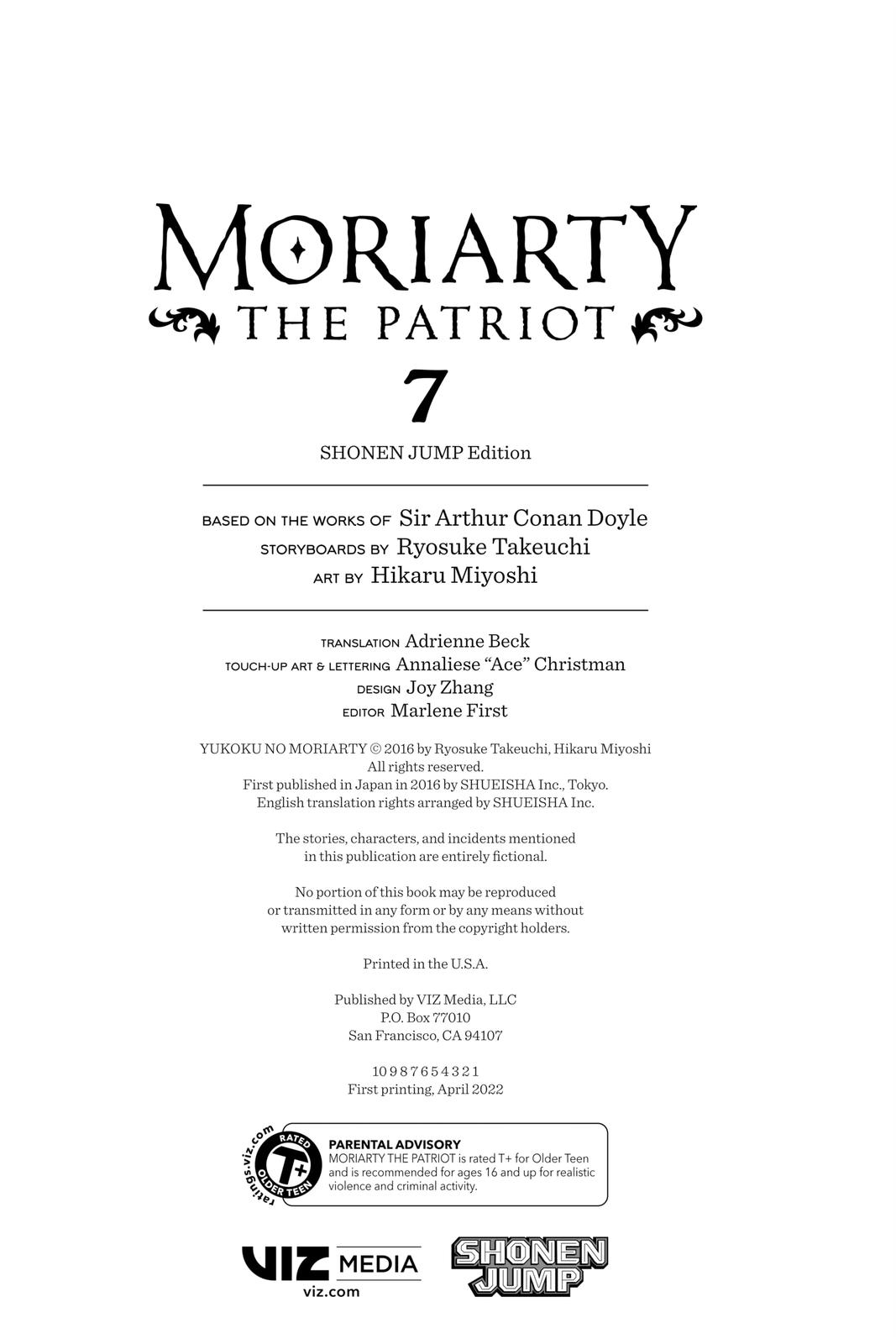 Read Moriarty the Patriot Manga Online