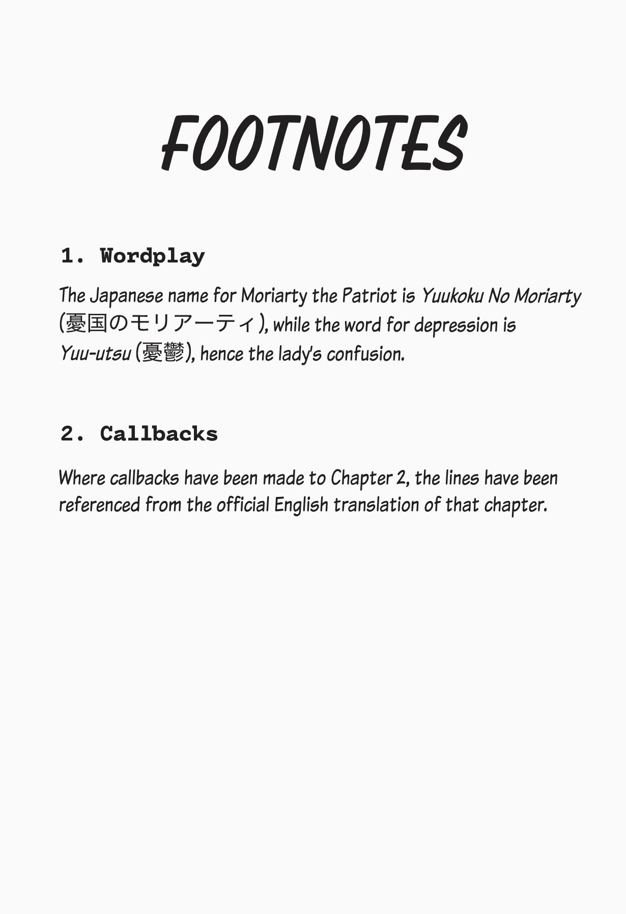 Read Moriarty the Patriot Manga Online