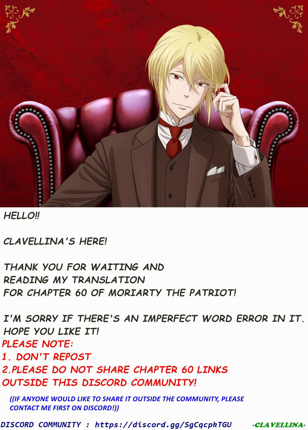 Read Moriarty the Patriot Manga Online