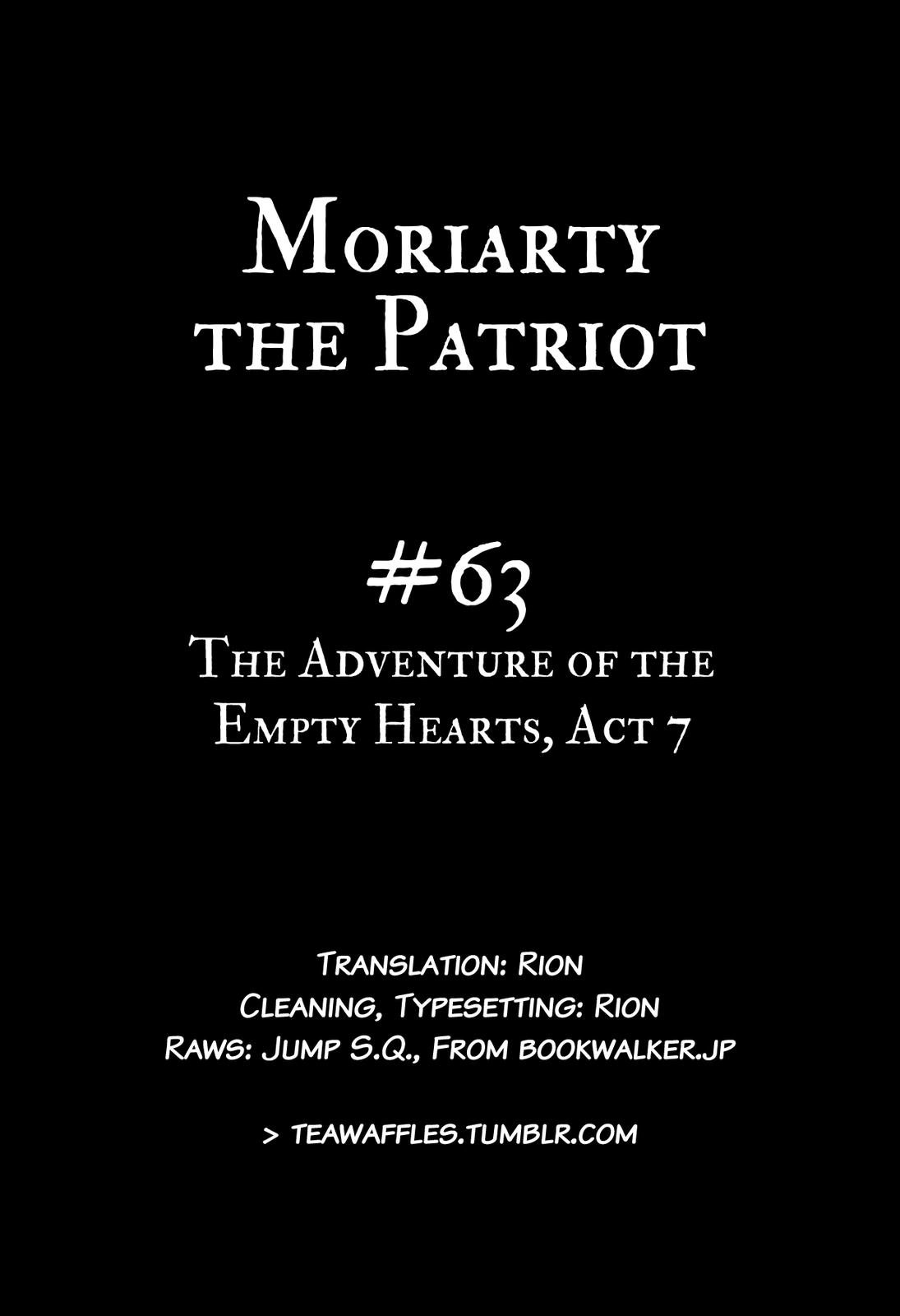 Read Moriarty the Patriot Manga Online