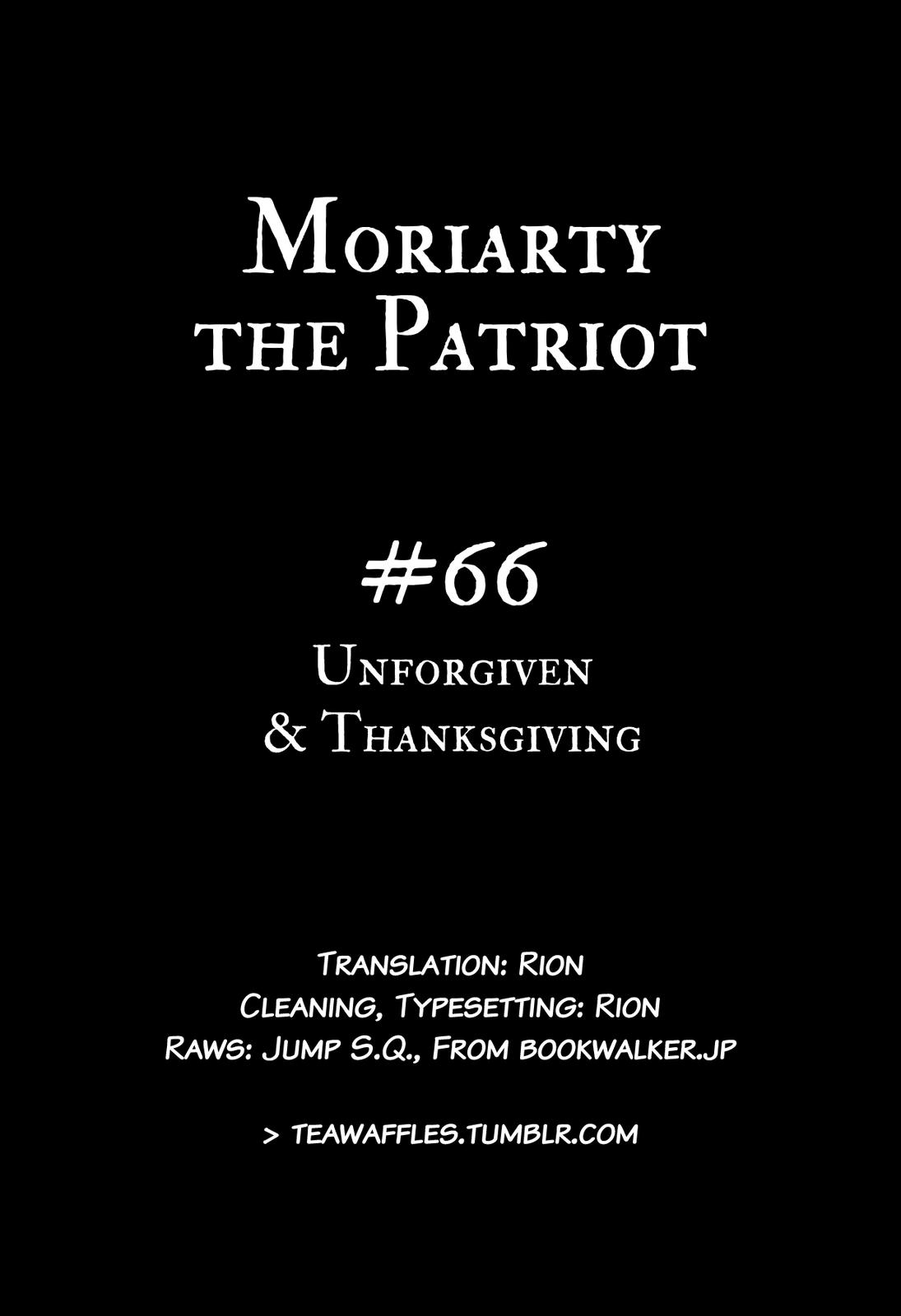 Read Moriarty the Patriot Manga Online