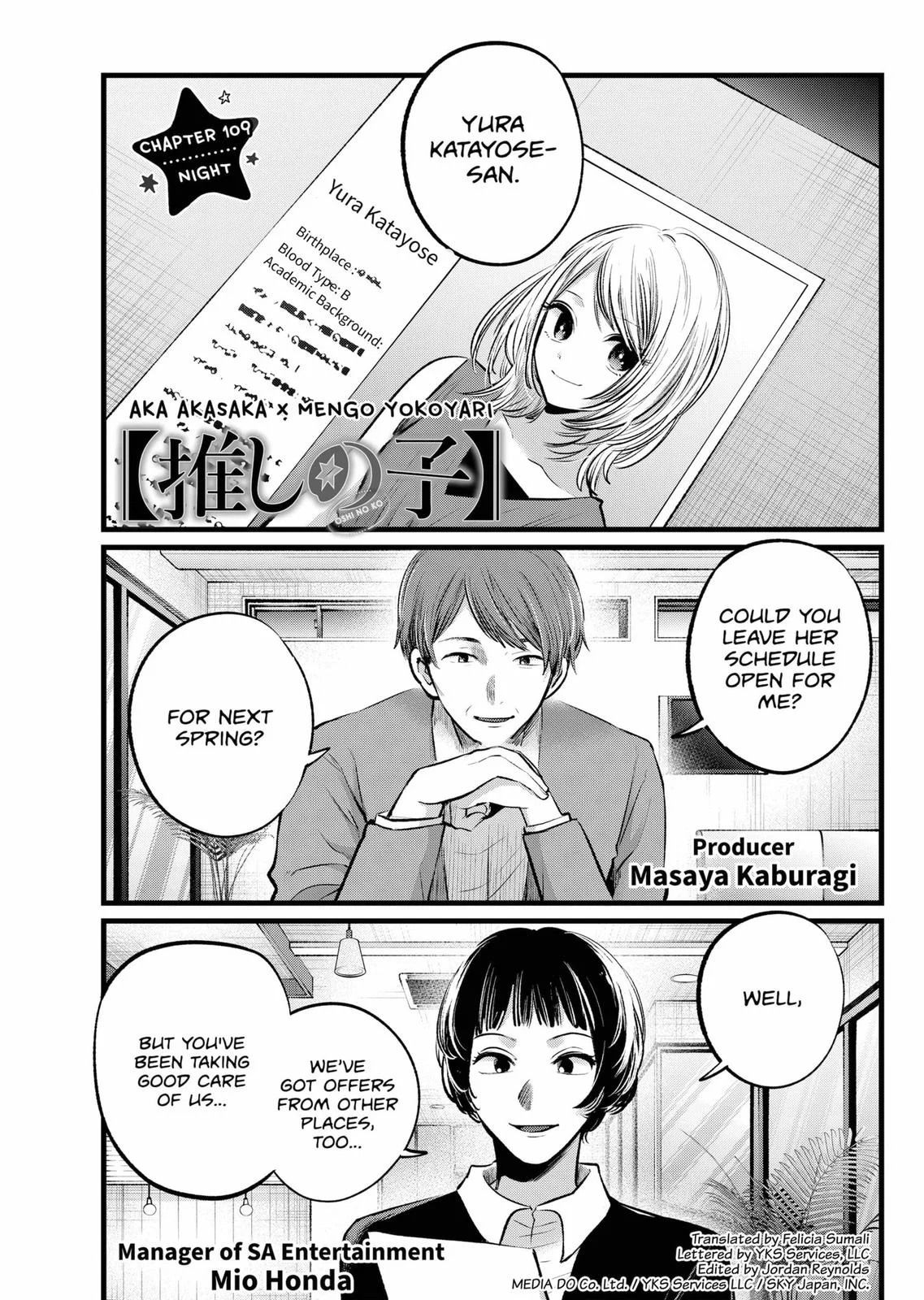 Read Oshi no Ko Manga Online