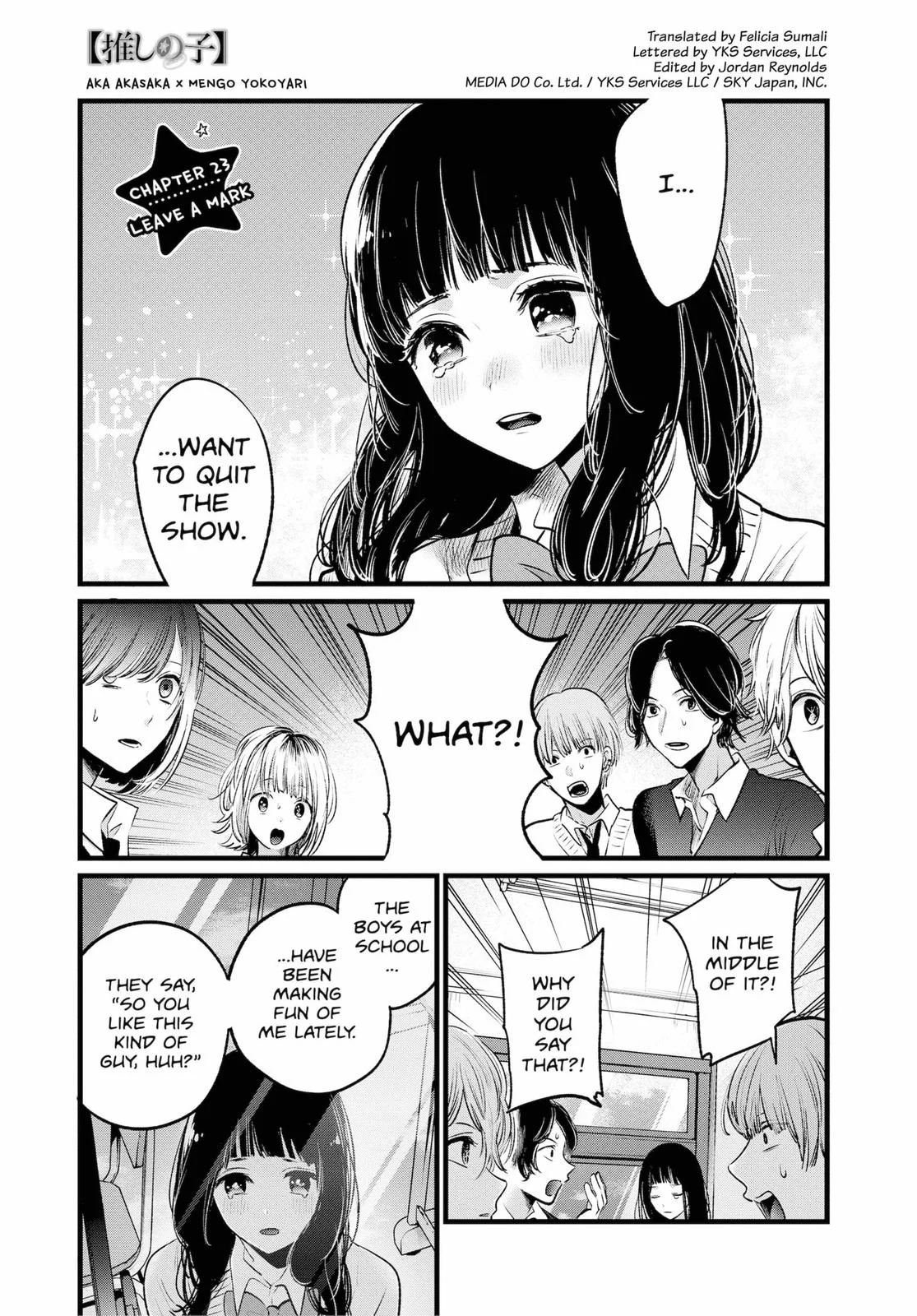 Read Oshi no Ko Manga Online