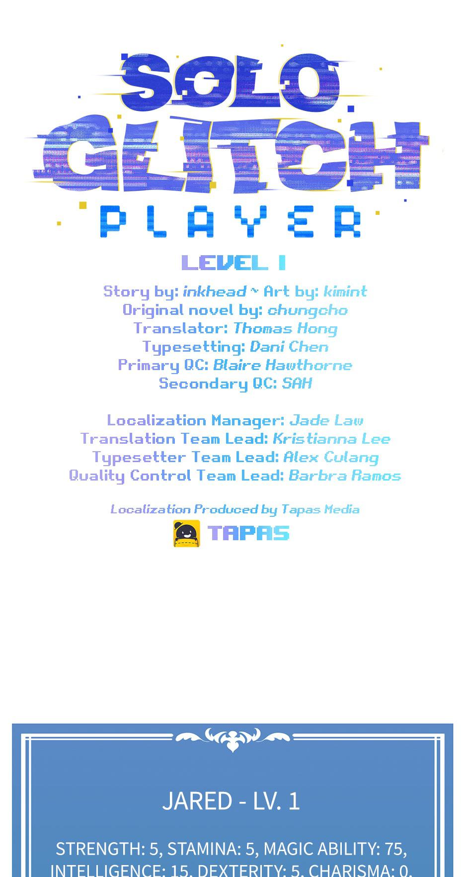 Read Solo Glitch Player Manga Online
