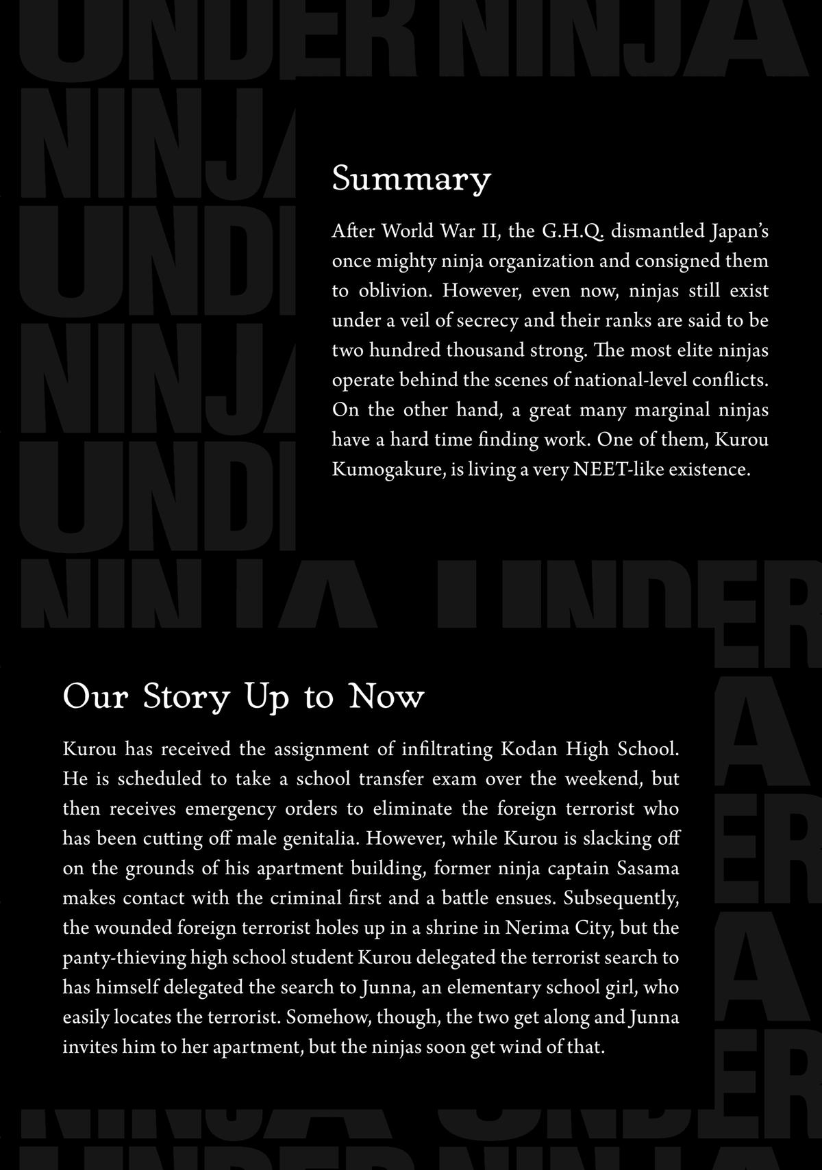 Read Under Ninja Manga Online
