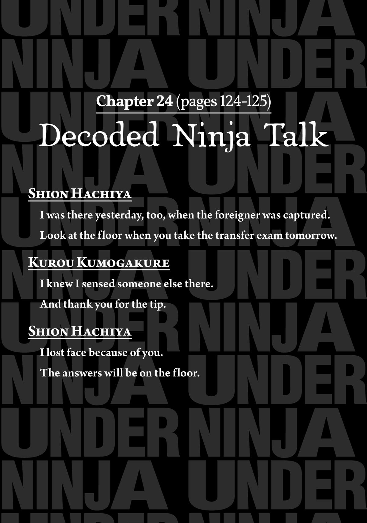 Read Under Ninja Manga Online