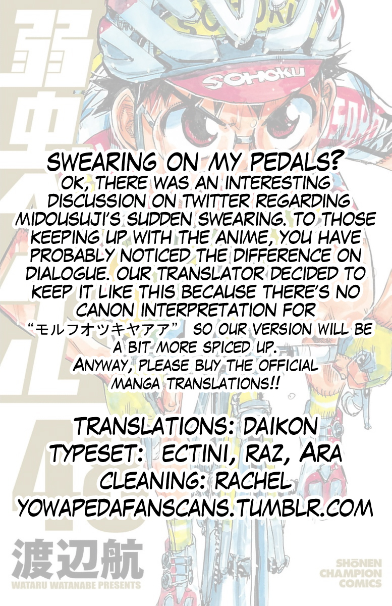 Read Yowamushi Pedal Manga Online