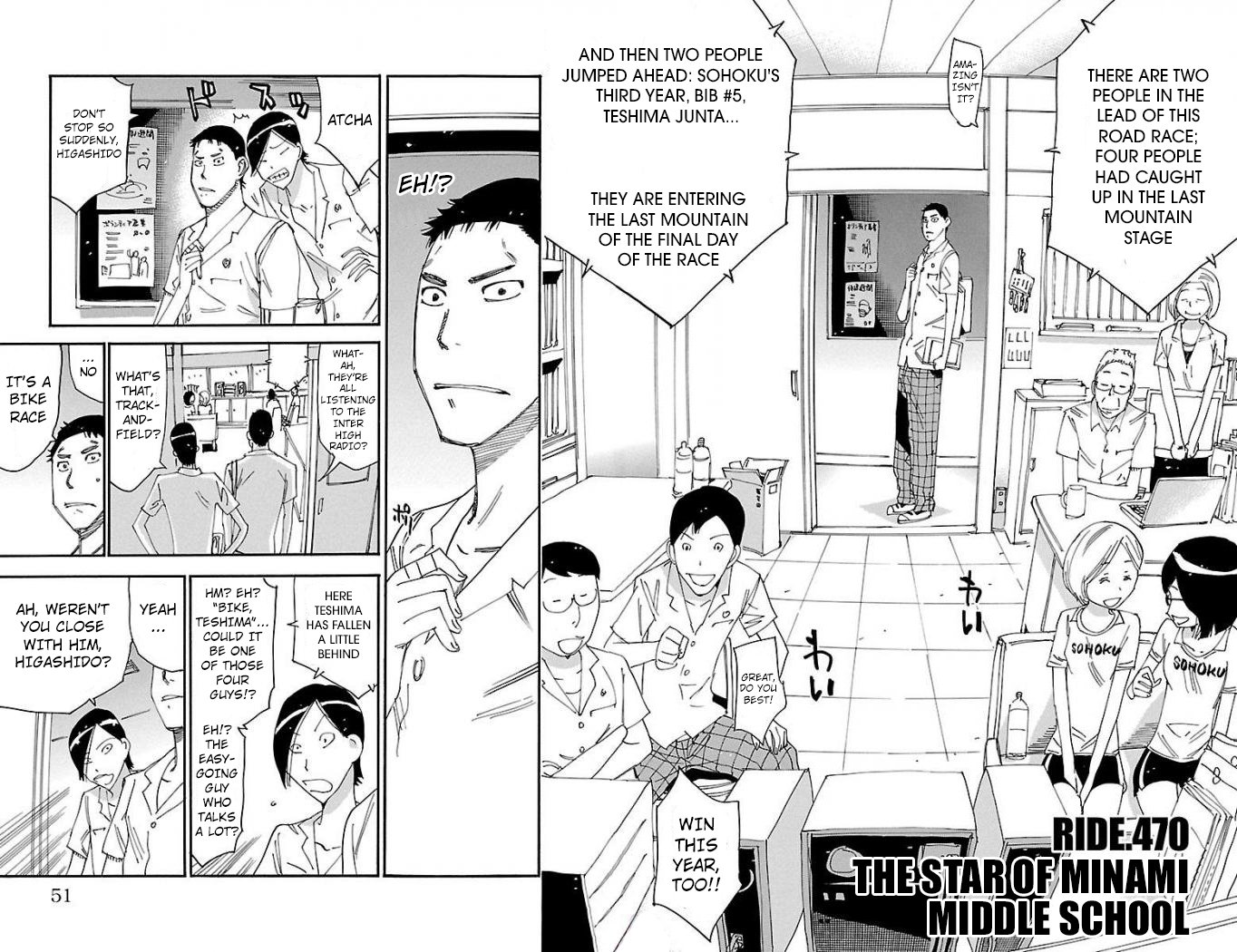Read Yowamushi Pedal Manga Online