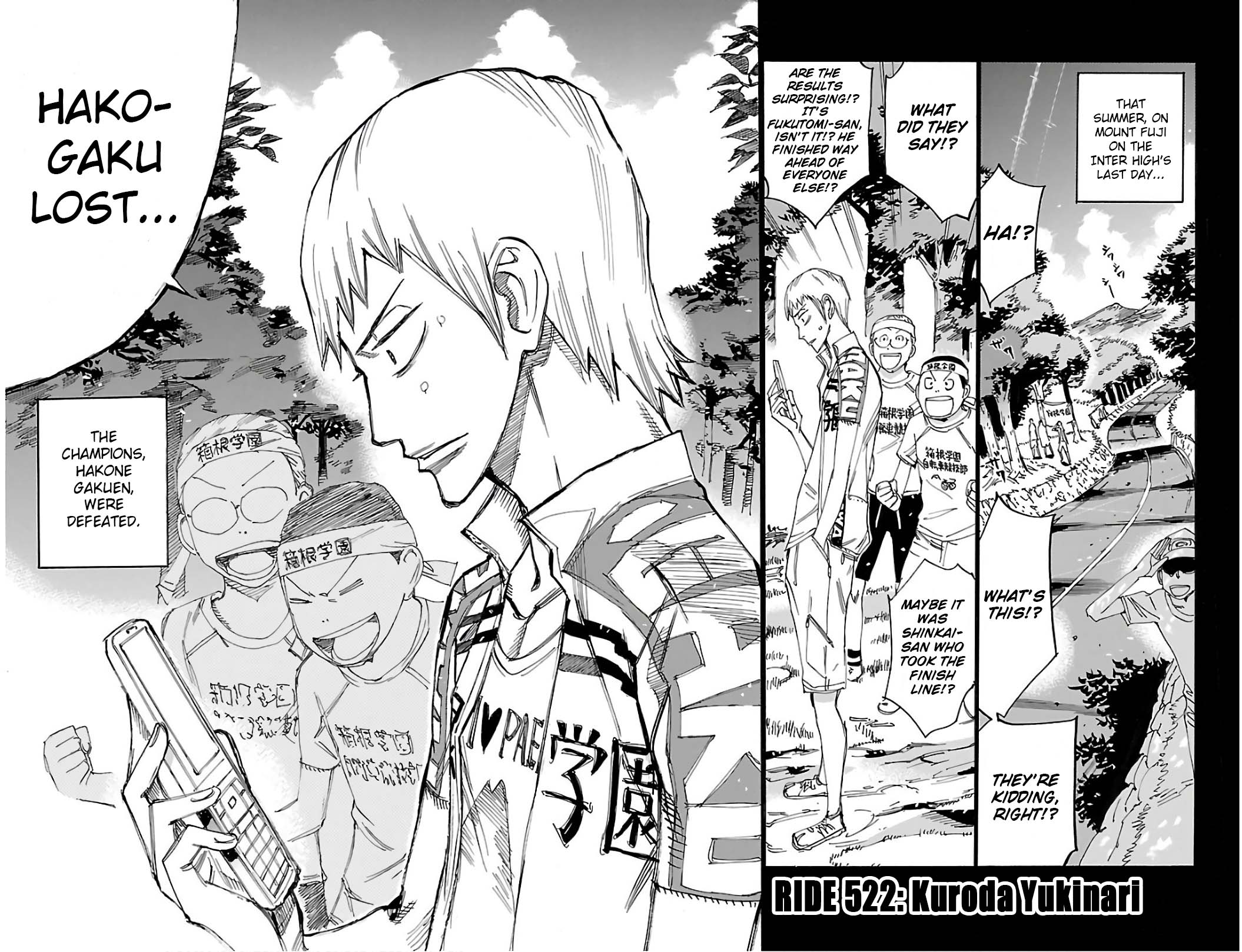 Read Yowamushi Pedal Manga Online