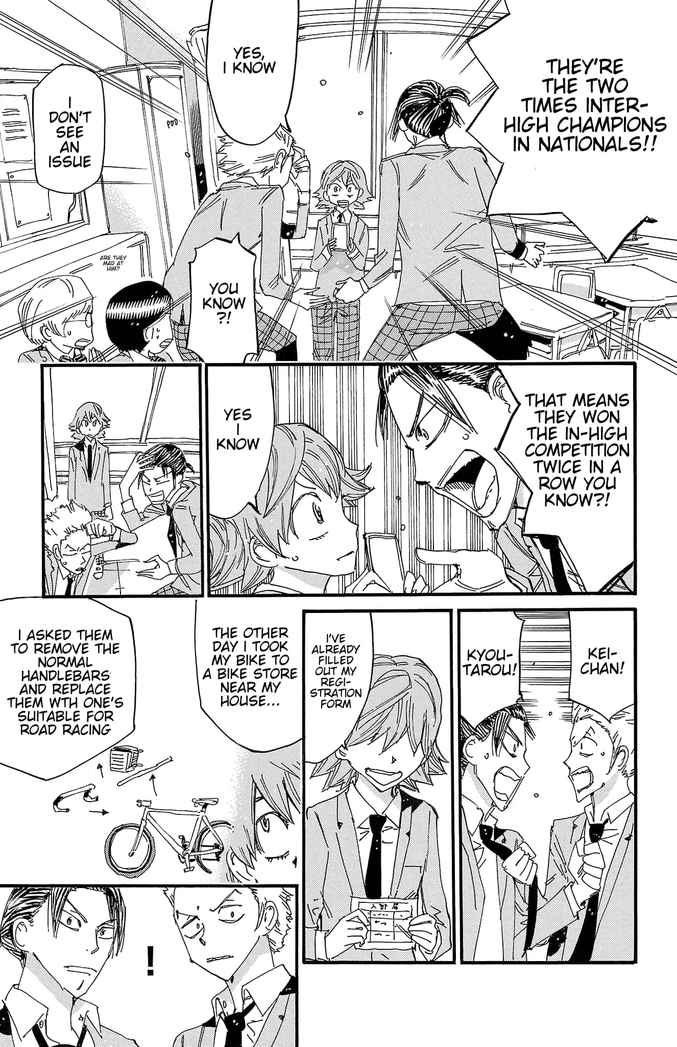 Read Yowamushi Pedal Manga Online