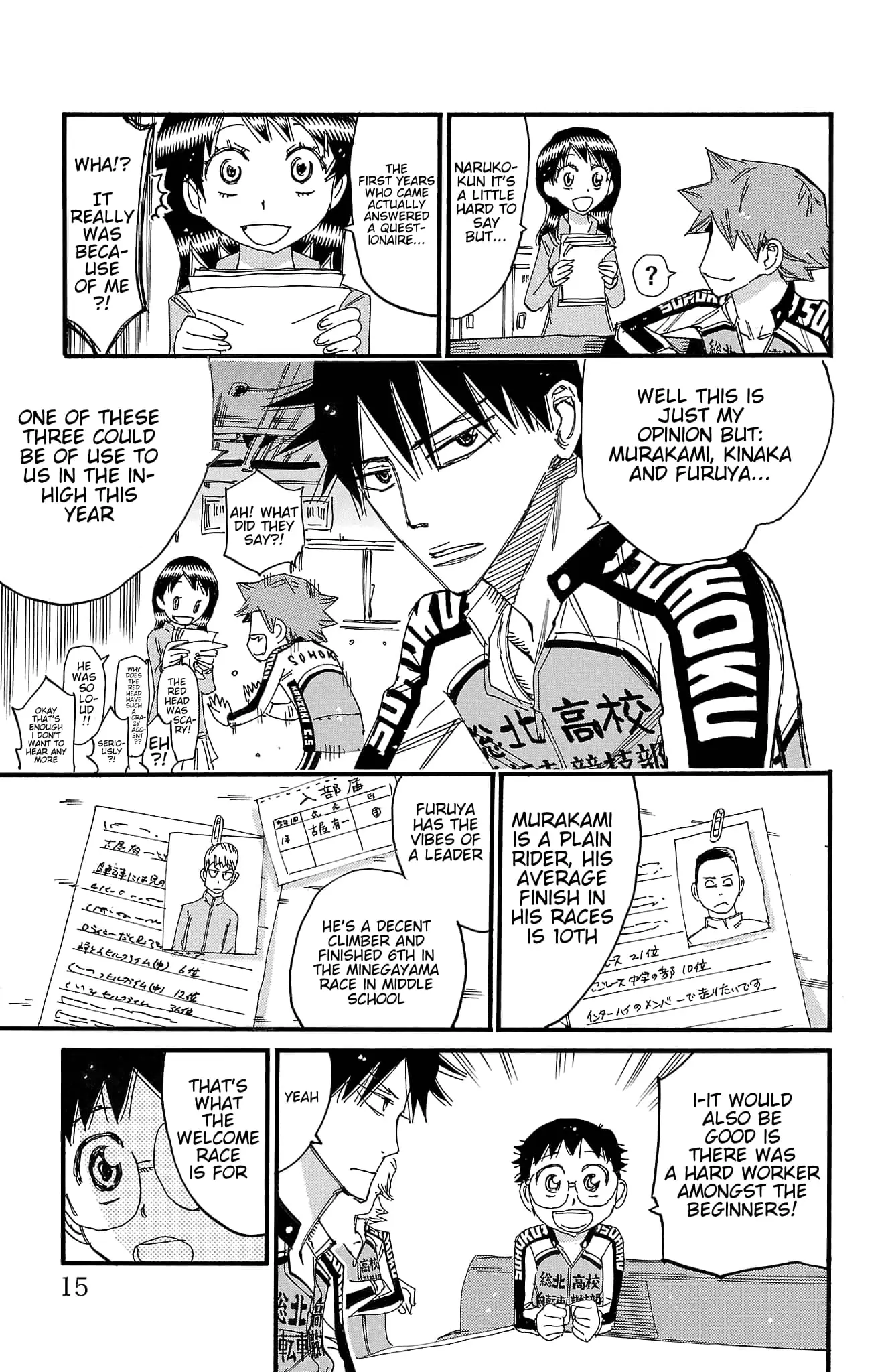 Read Yowamushi Pedal Manga Online
