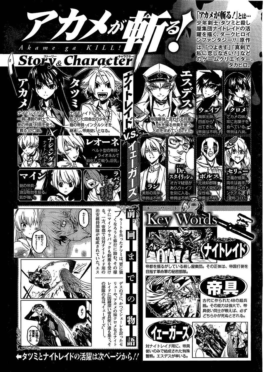 Read Akame Ga Kill! Es Manga Online