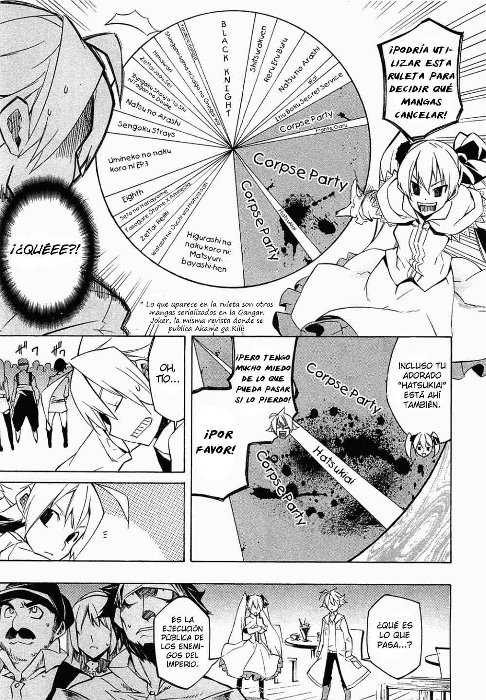 Read Akame Ga Kill! Es Manga Online