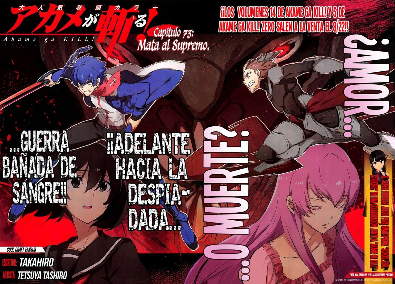 Read Akame Ga Kill! Es Manga Online