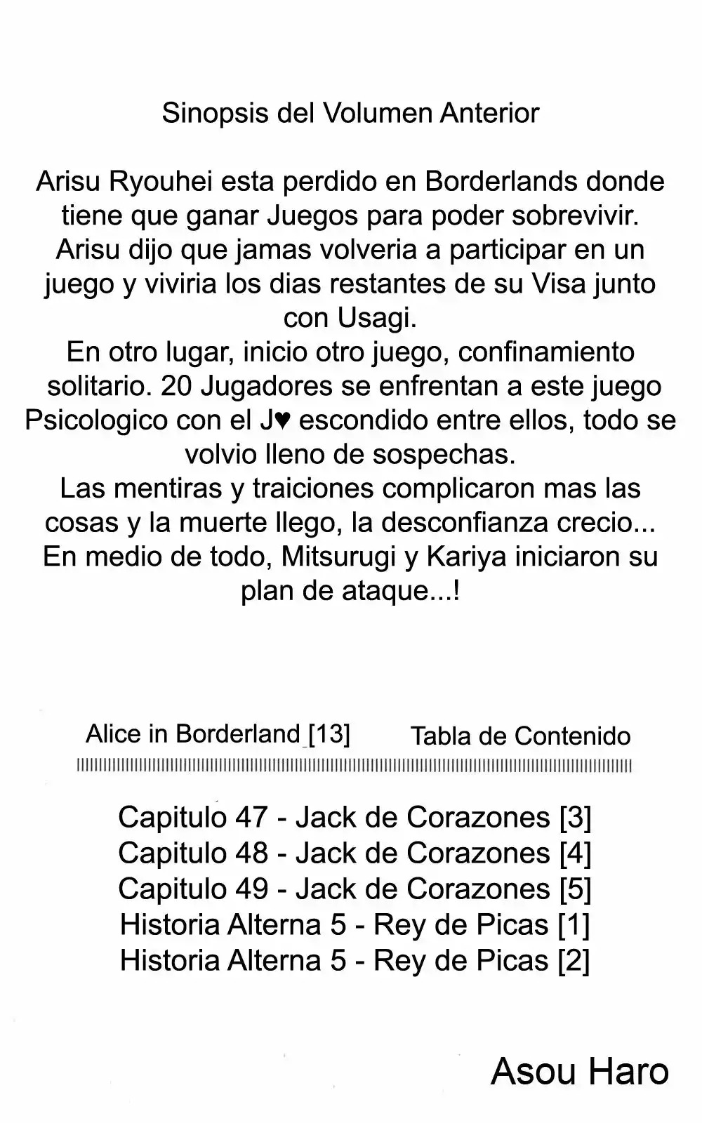 Read Alice in Borderland Es Manga Online