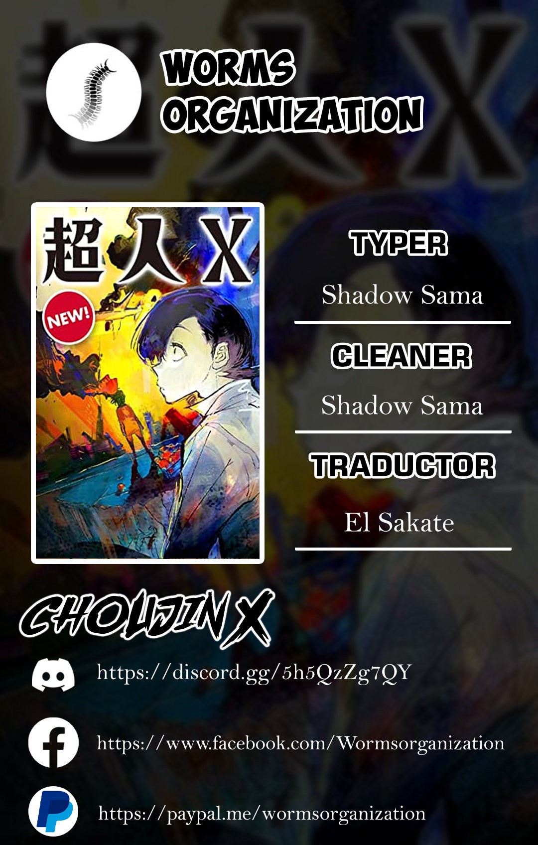 Read Choujin X Es Manga Online