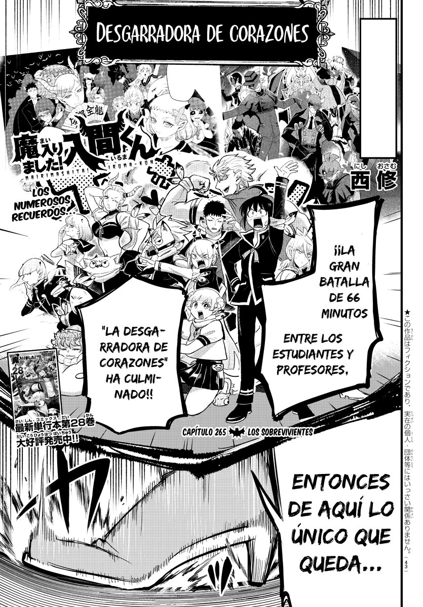 Read Mairimashita! Iruma-kun Es Manga Online